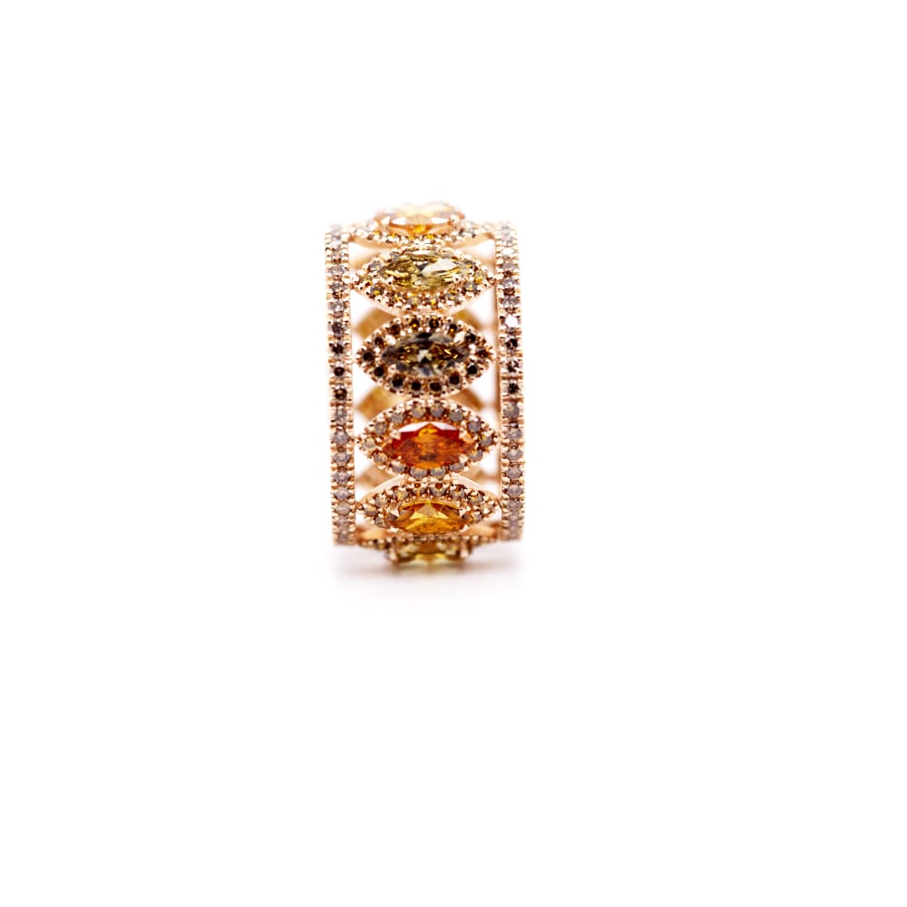 Autumn Colors Marquise Diamond Ring