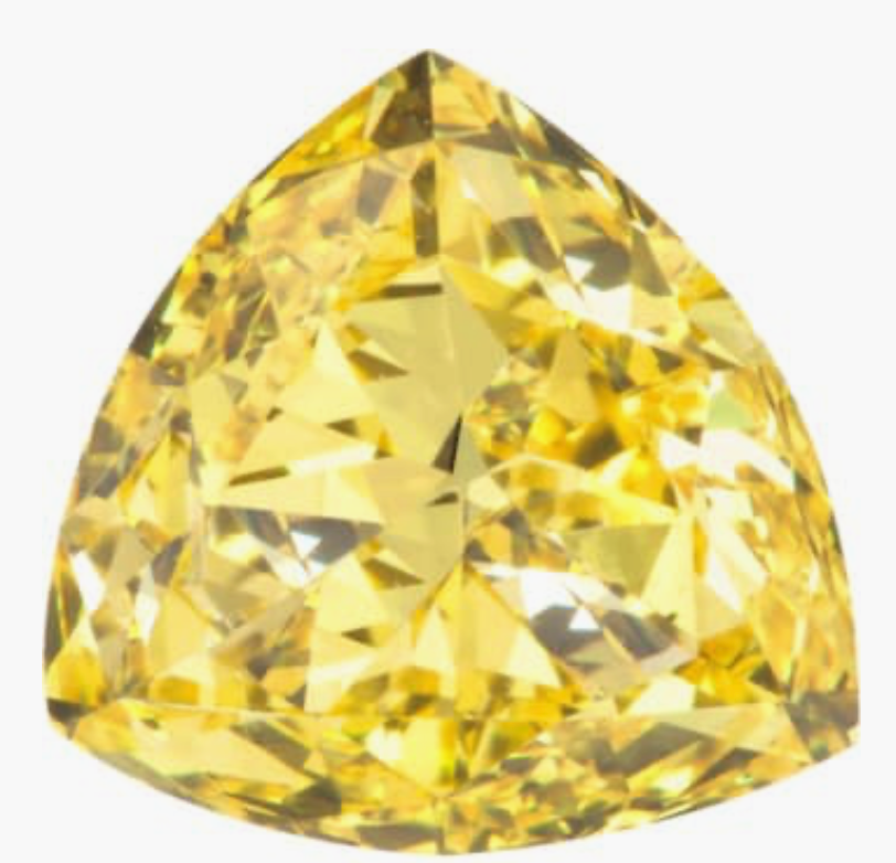 VS Fancy Vivid Yellow diamond certified by GIA