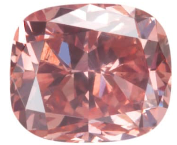 Fancy Deep Brownish Orangy Pink Argyle diamond with GIA report