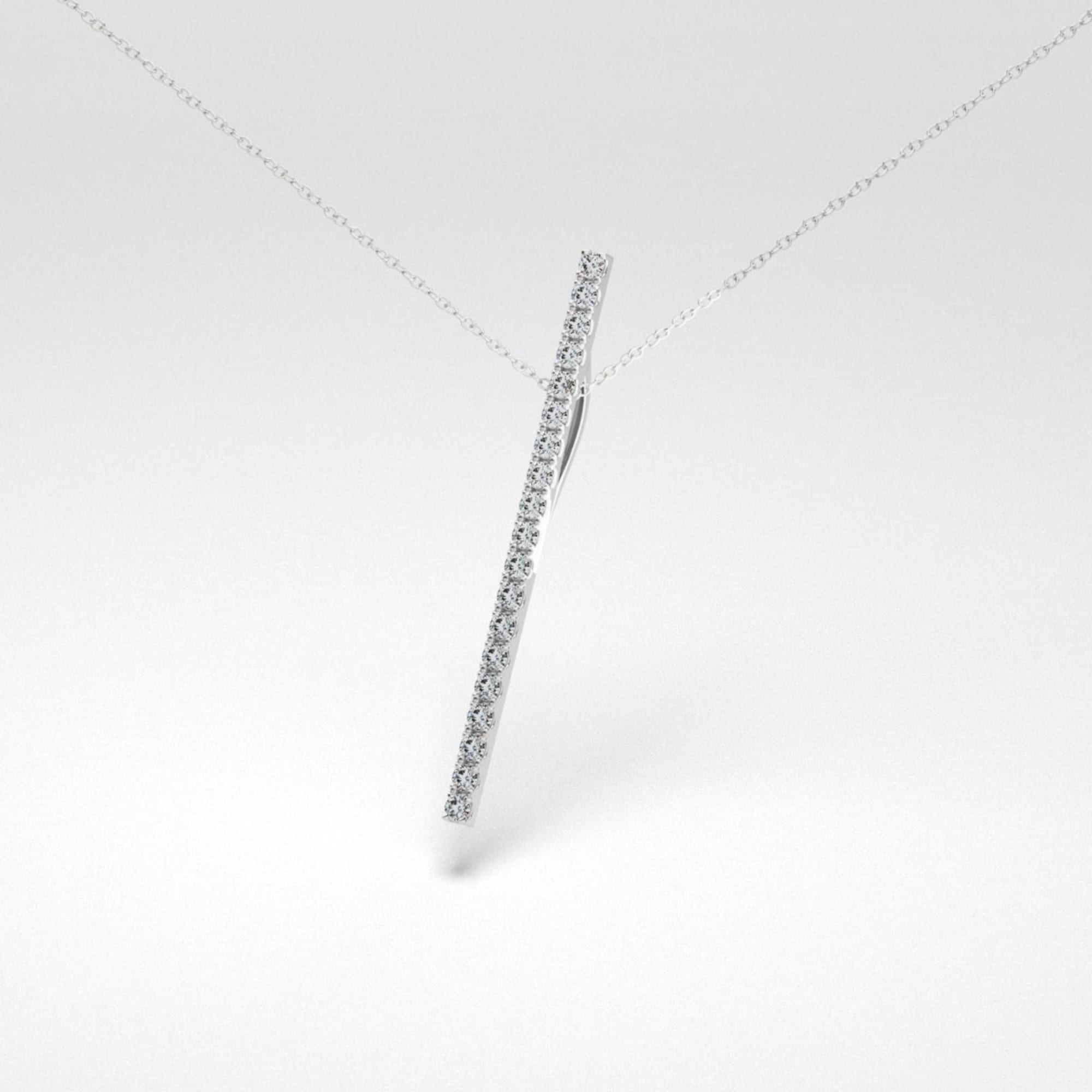 Gray The Line Necklace