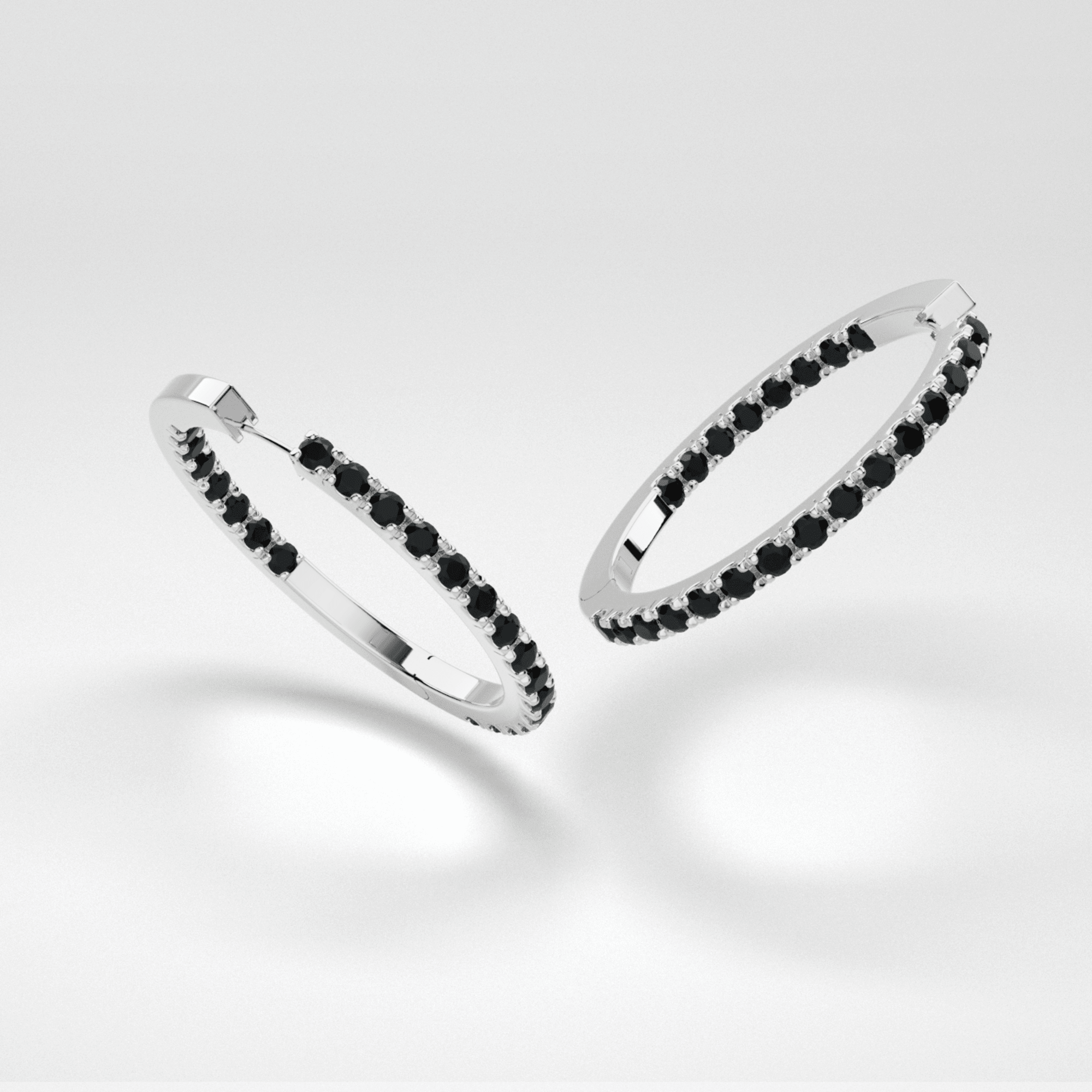 The Line Hoop Earrings