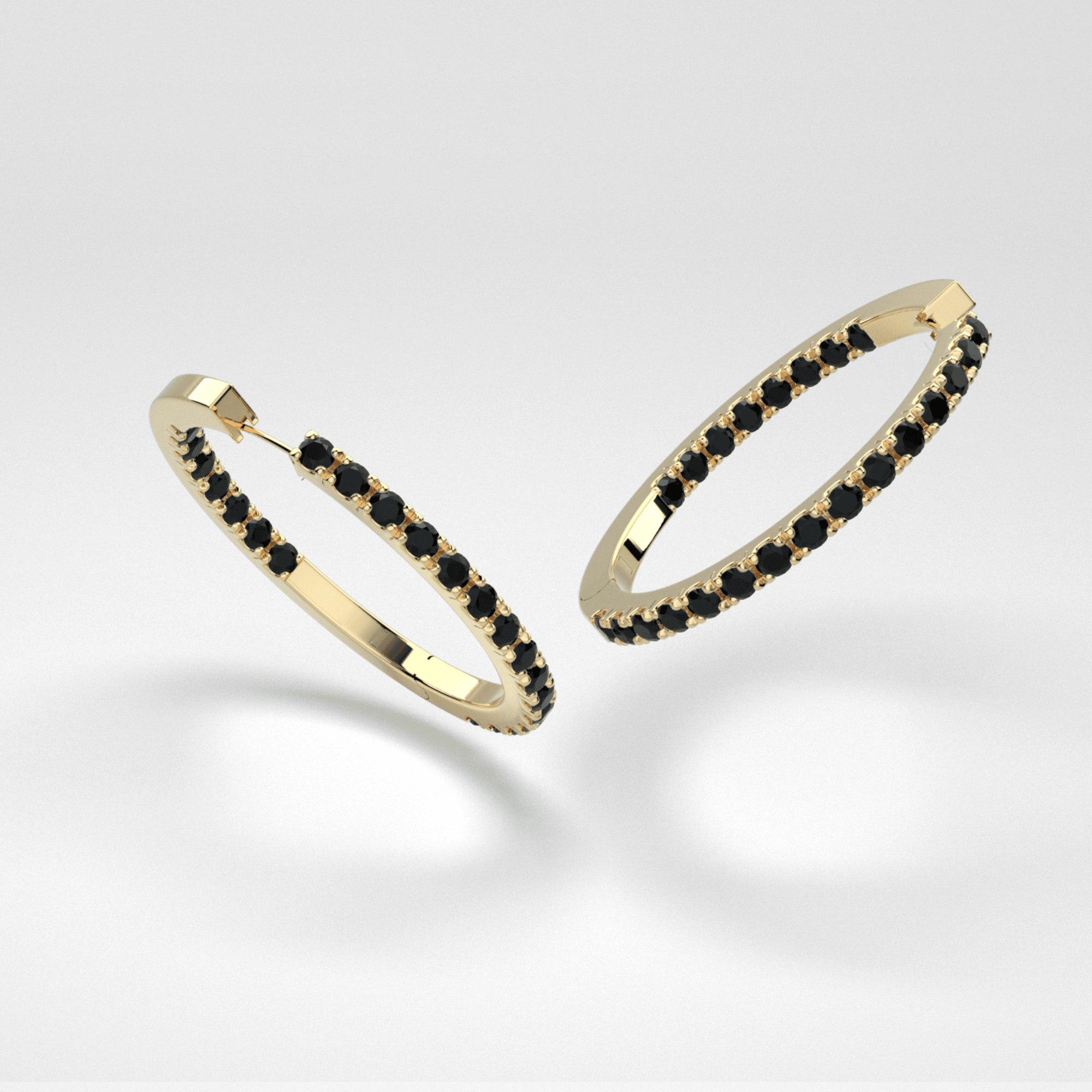 The Line Hoop Earrings