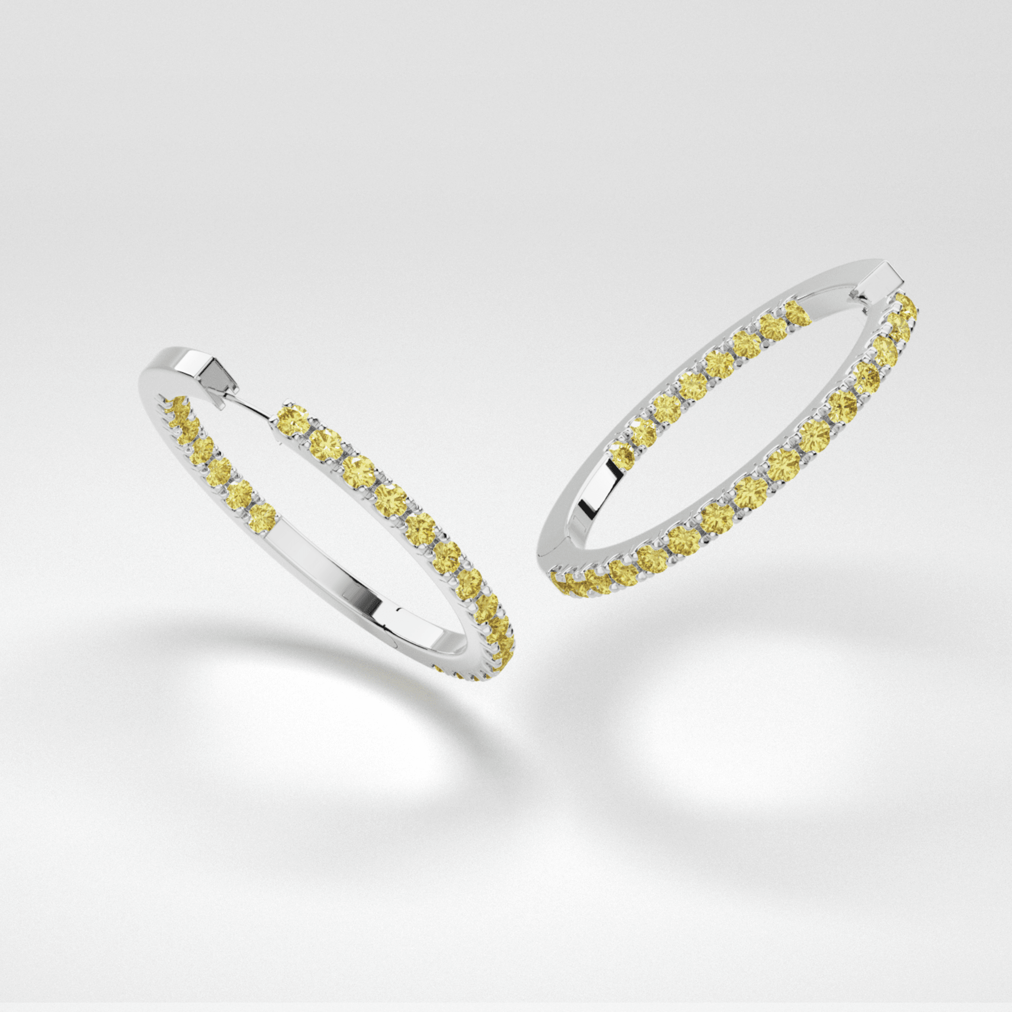 The Line Hoop Earrings