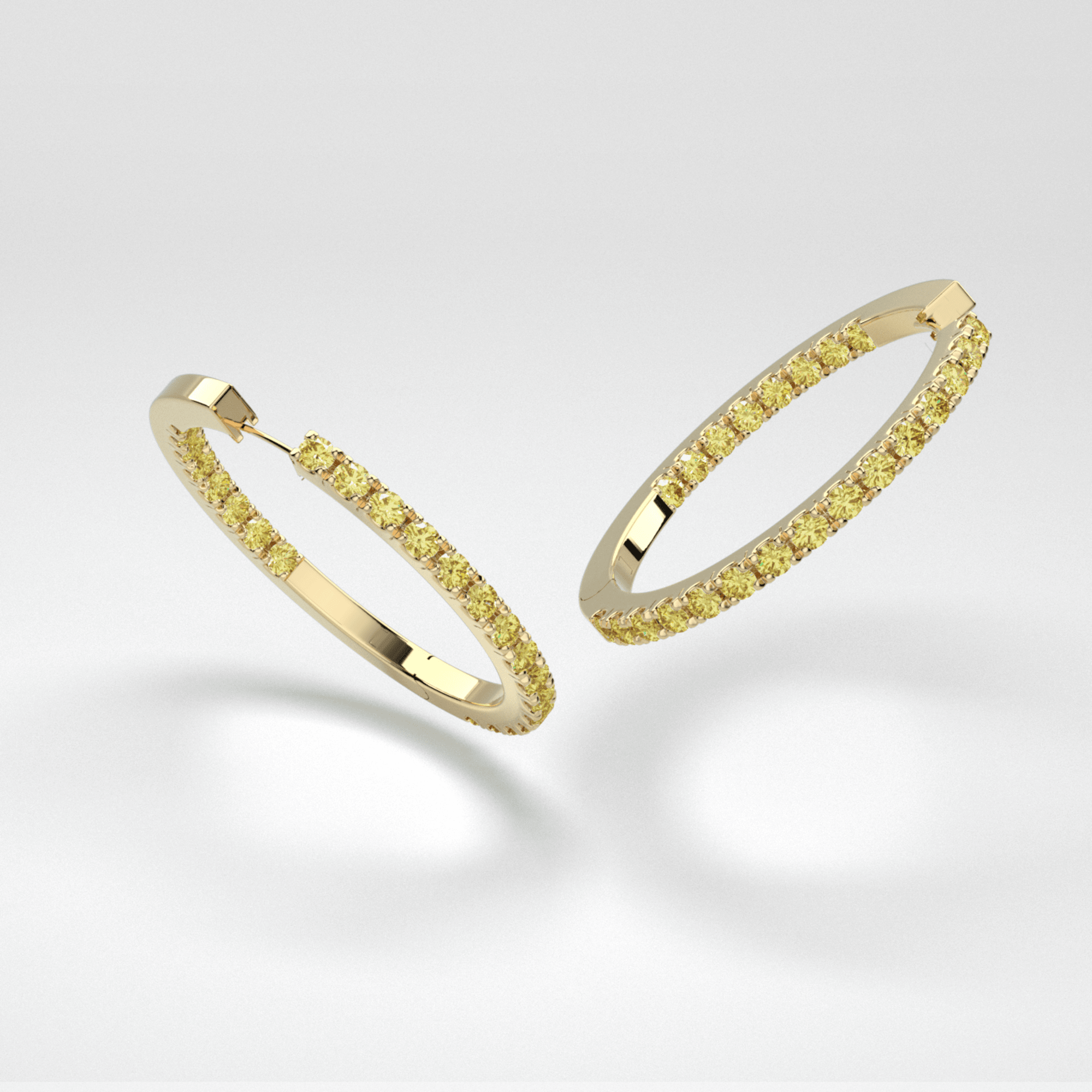 The Line Hoop Earrings