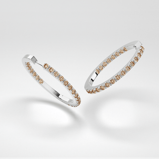 The Line Hoop Earrings
