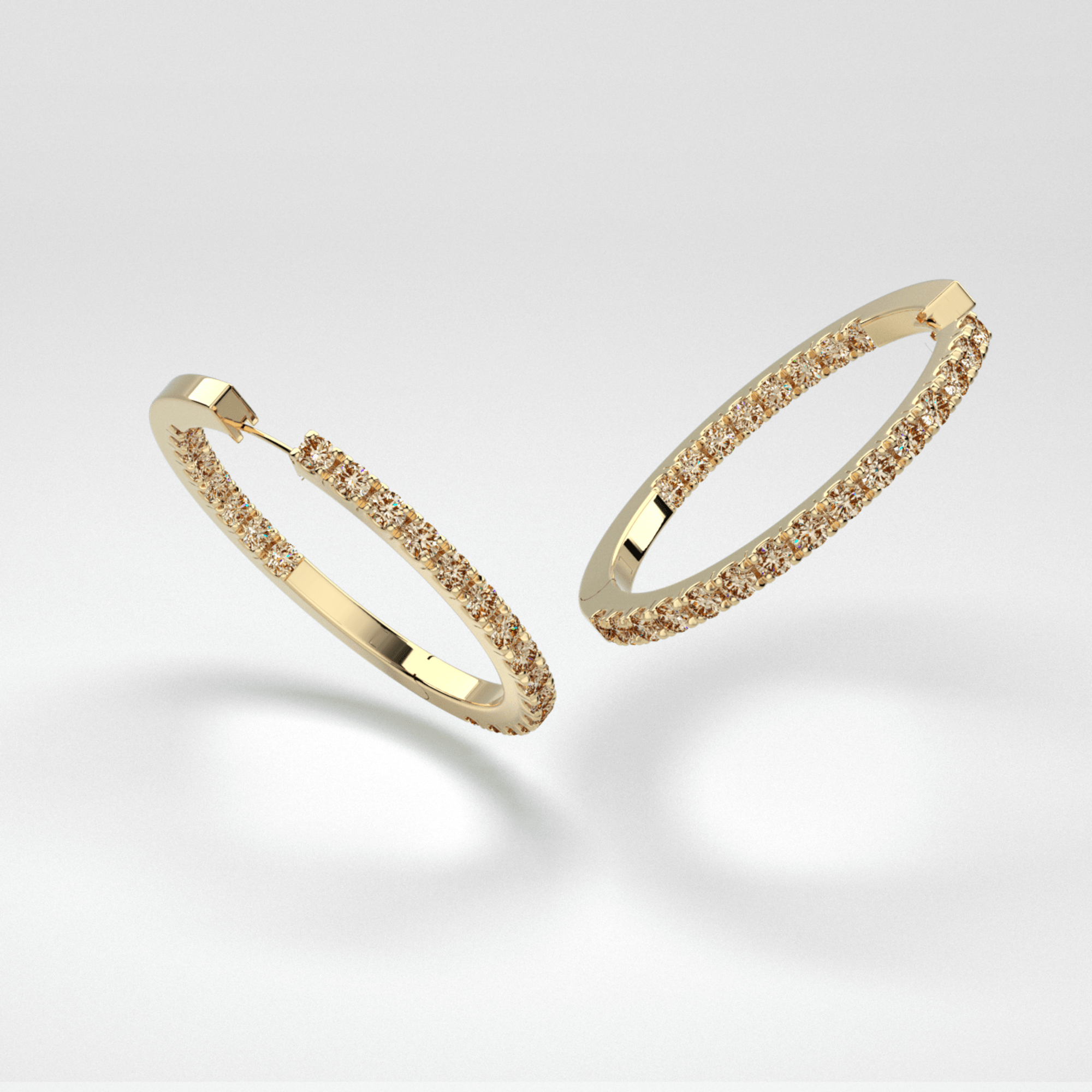 The Line Hoop Earrings