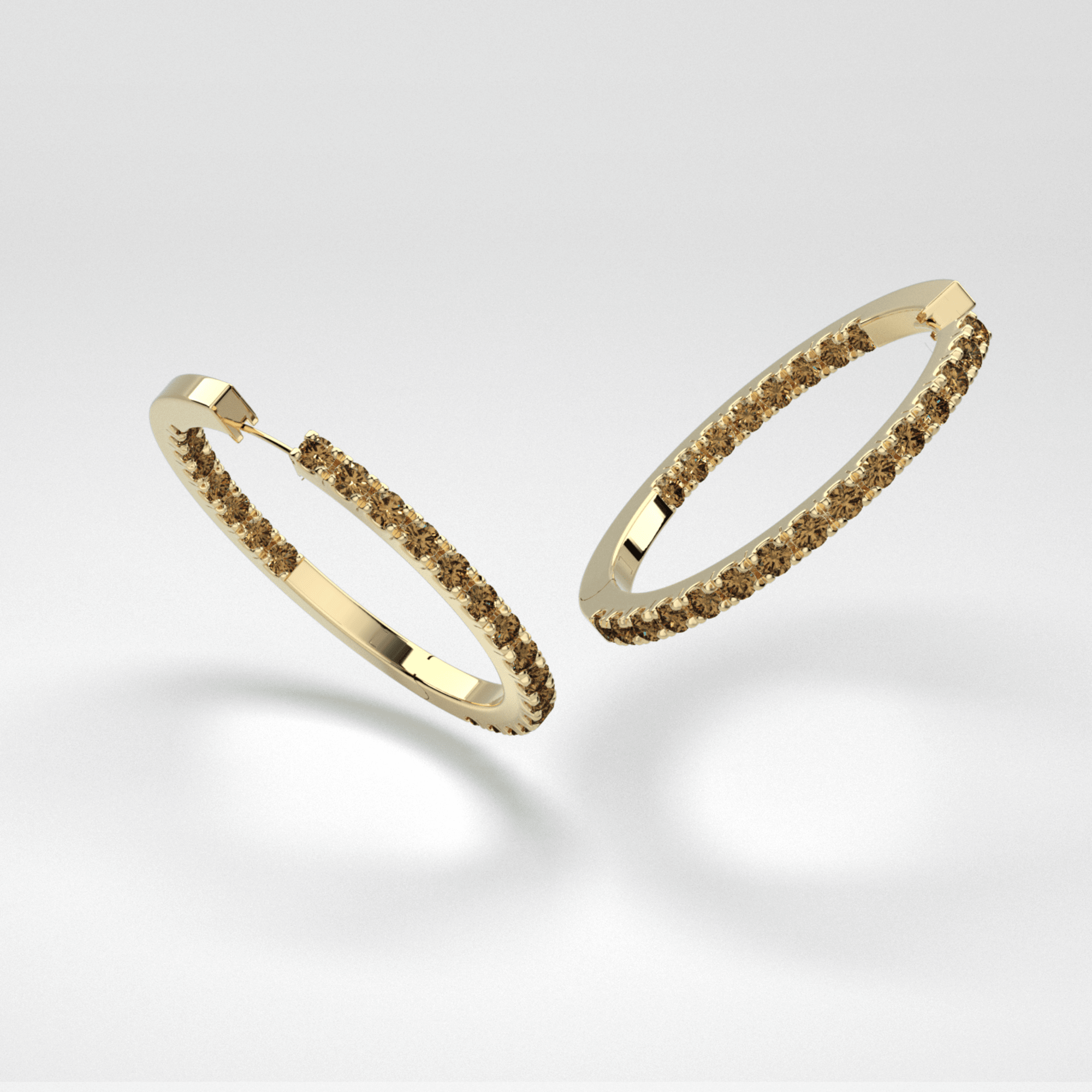 The Line Hoop Earrings