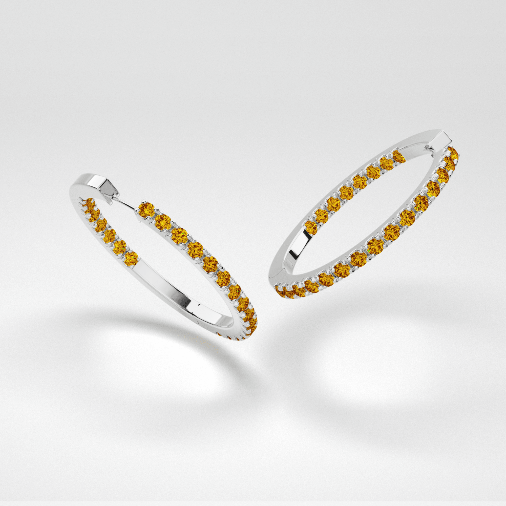 The Line Hoop Earrings