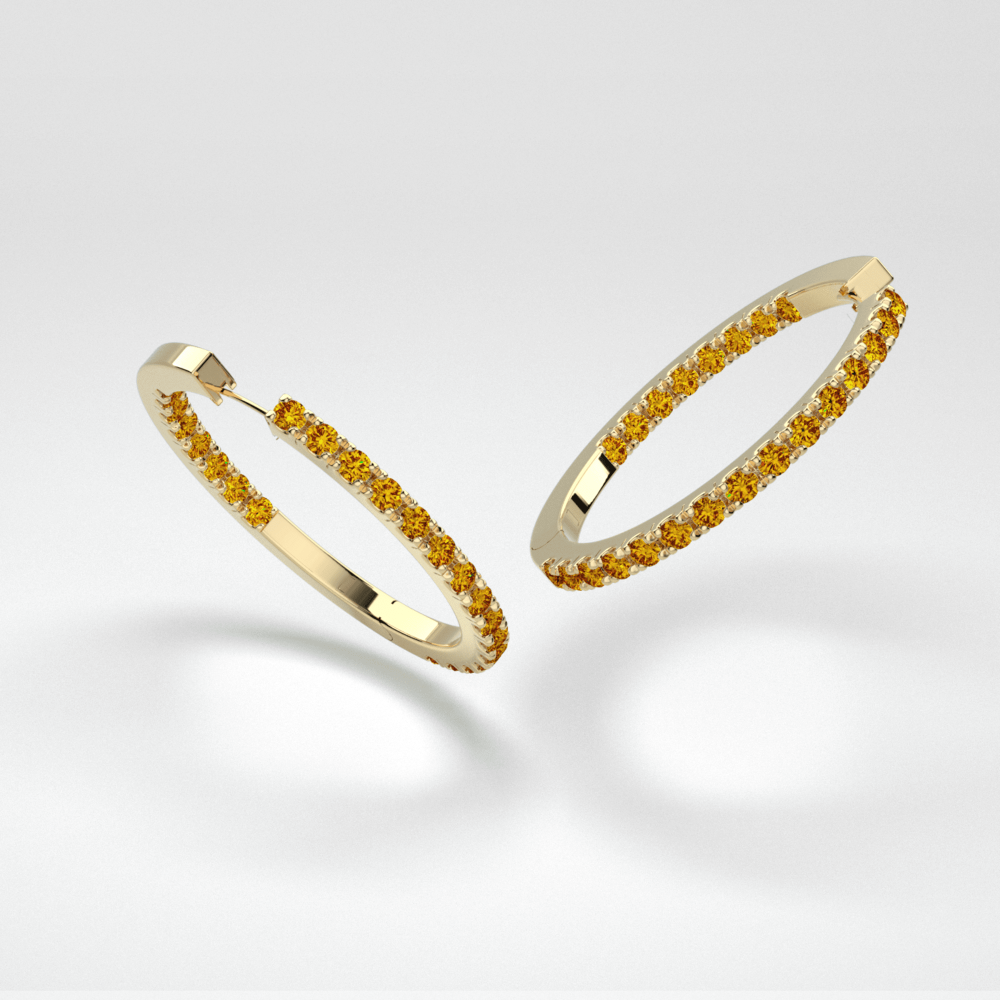 The Line Hoop Earrings