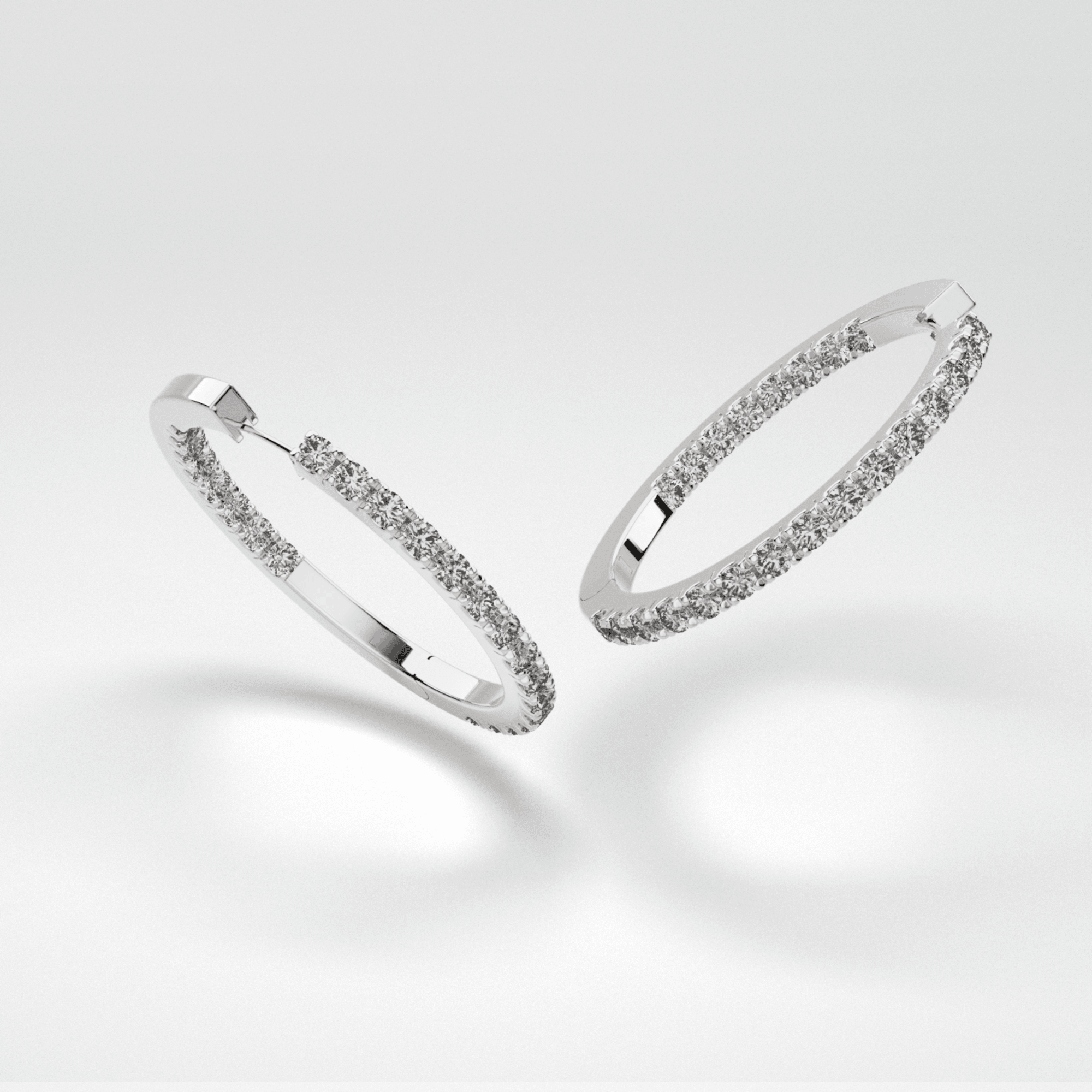 The Line Hoop Earrings