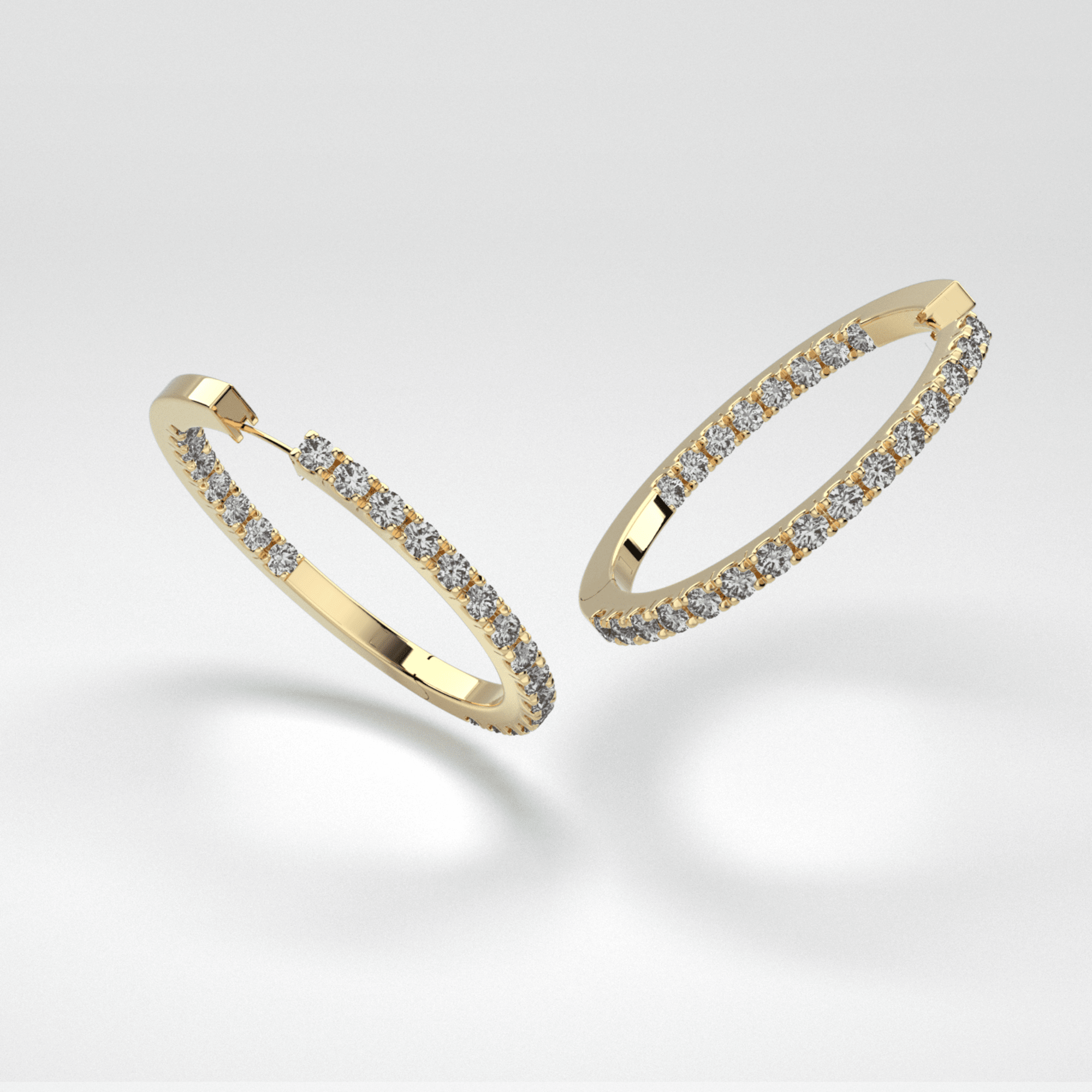The Line Hoop Earrings