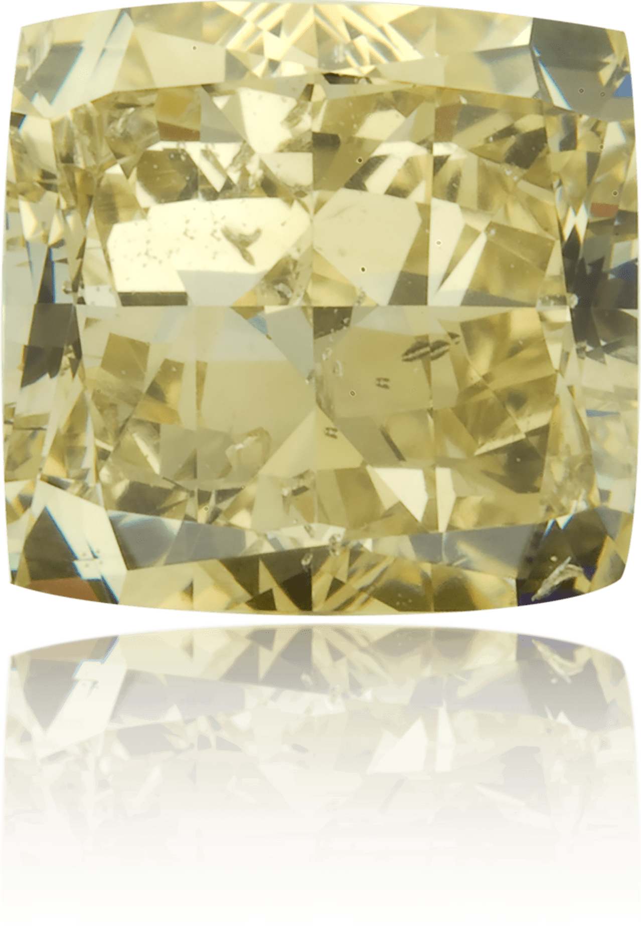 Natural Chameleon Diamond Square 1.50 ct Polished