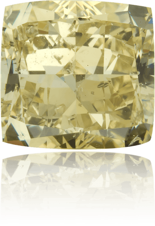 Natural Chameleon Diamond Square 1.50 ct Polished