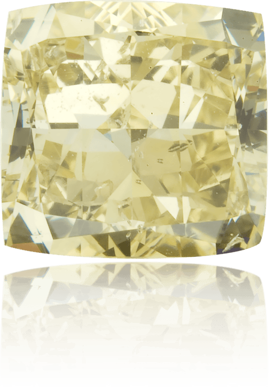 Natural Chameleon Diamond Square 1.50 ct Polished