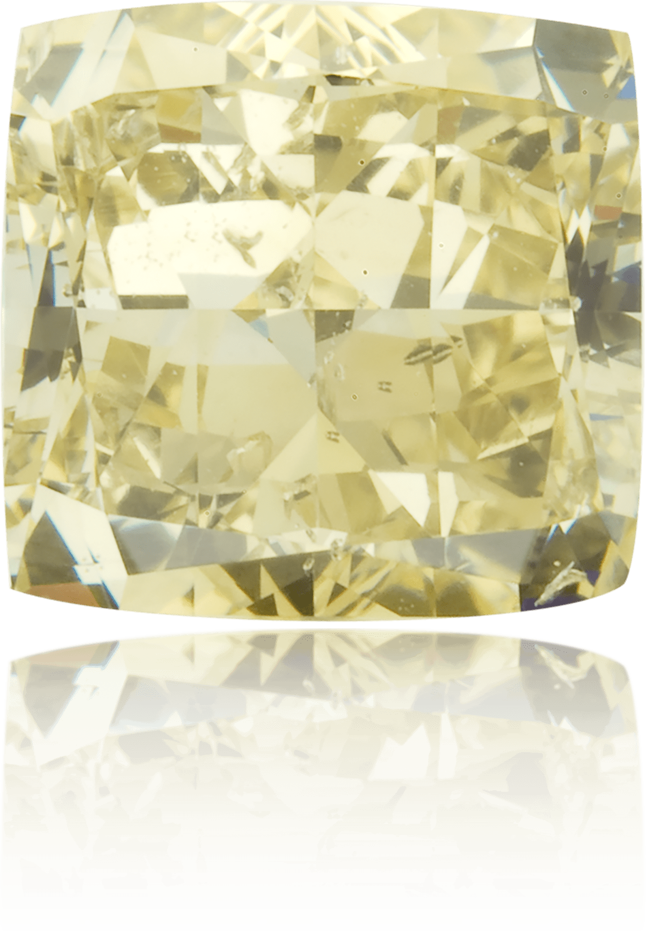 Natural Chameleon Diamond Square 1.50 ct Polished