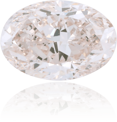 Natural Pink Diamond Oval 1.14 ct Polished