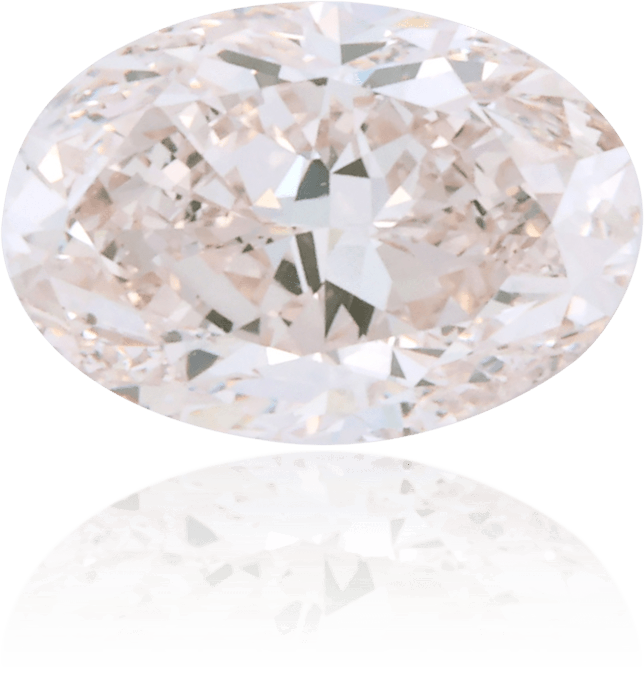 Natural Pink Diamond Oval 1.14 ct Polished