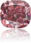 Natural Pink Diamond Cushion 0.20 ct Polished