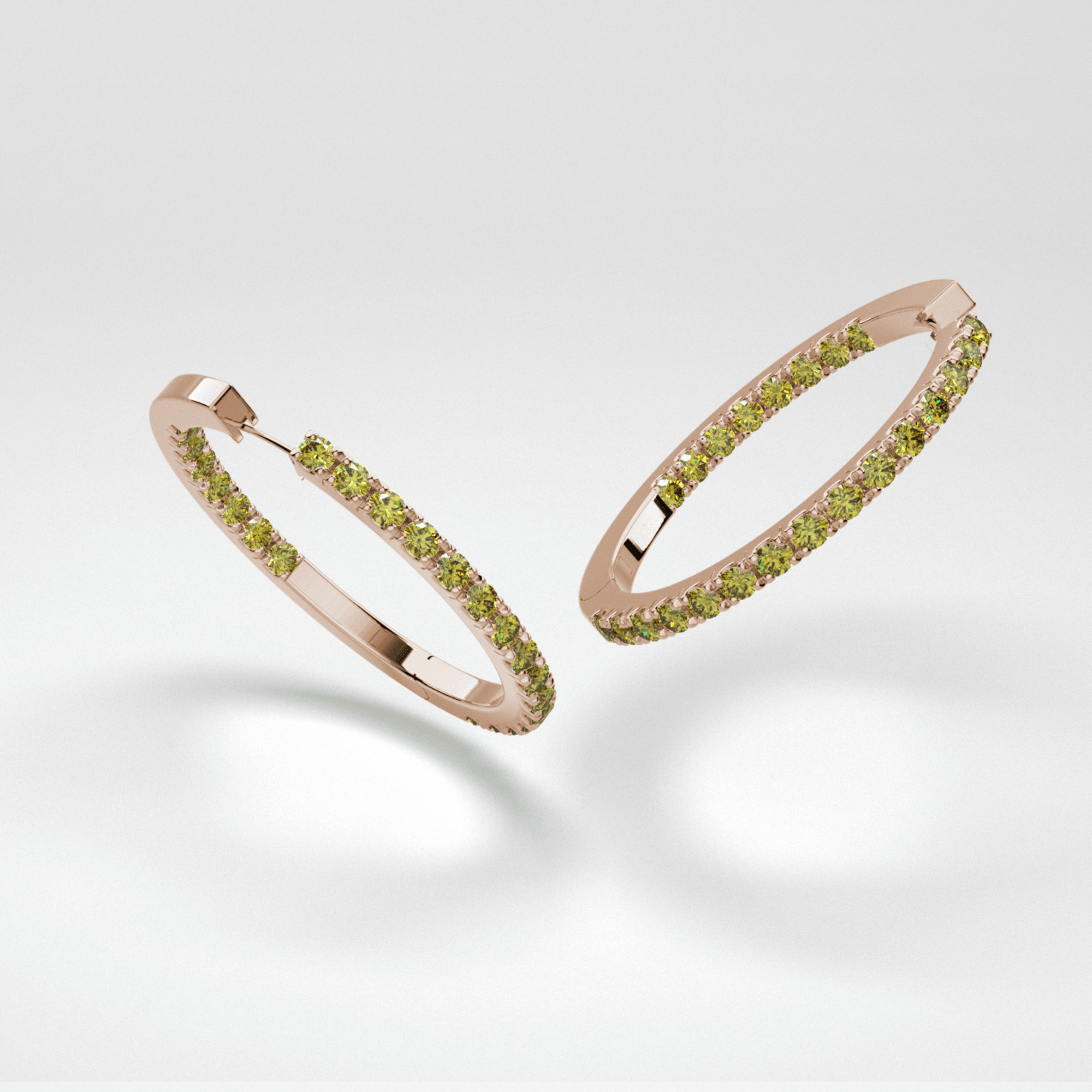 The Line Hoop Earrings