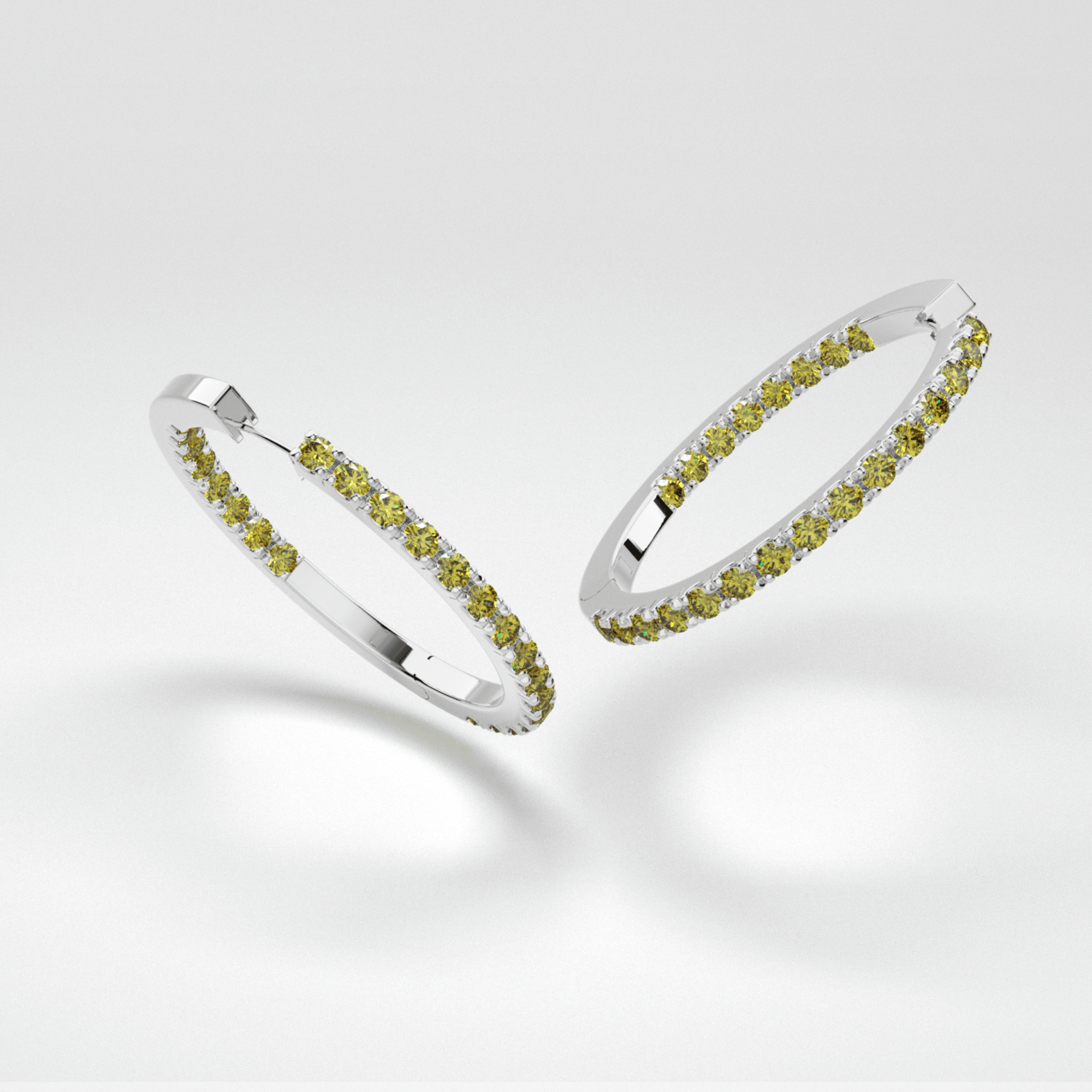 The Line Hoop Earrings
