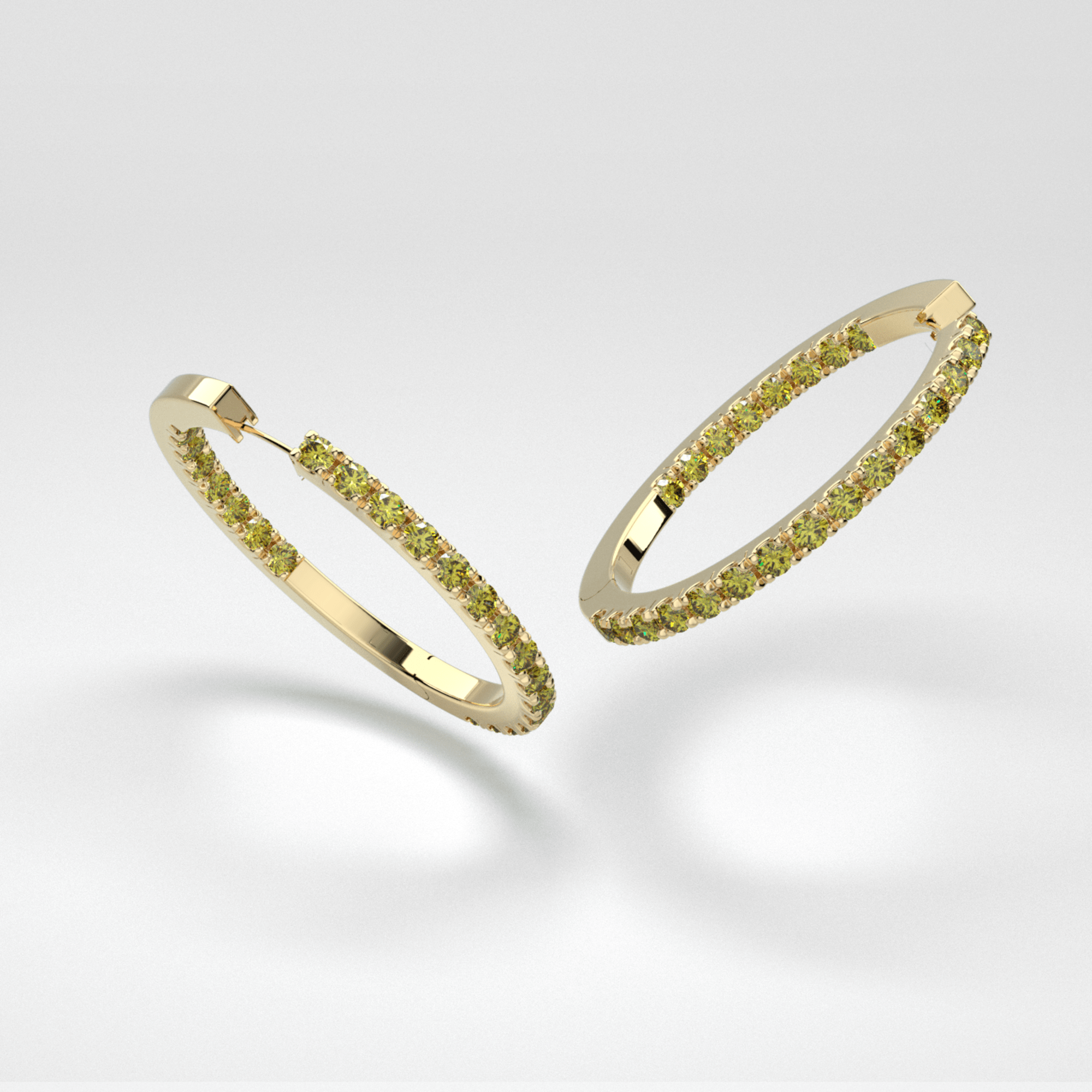 The Line Hoop Earrings