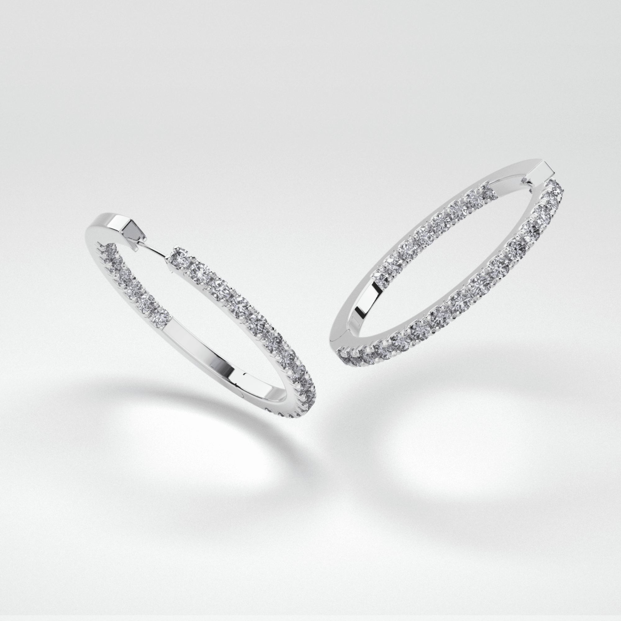 The Line Hoop Earrings