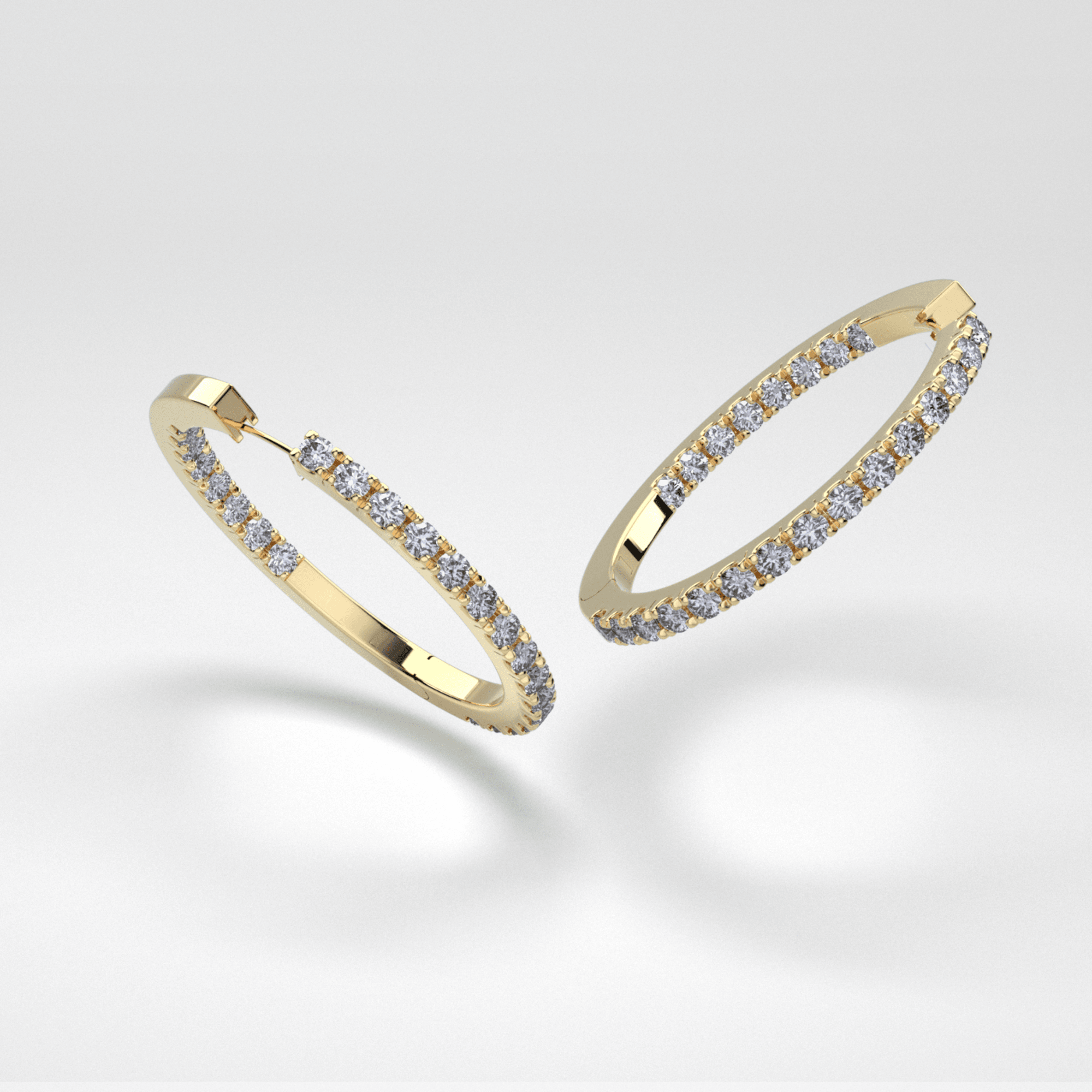 The Line Hoop Earrings