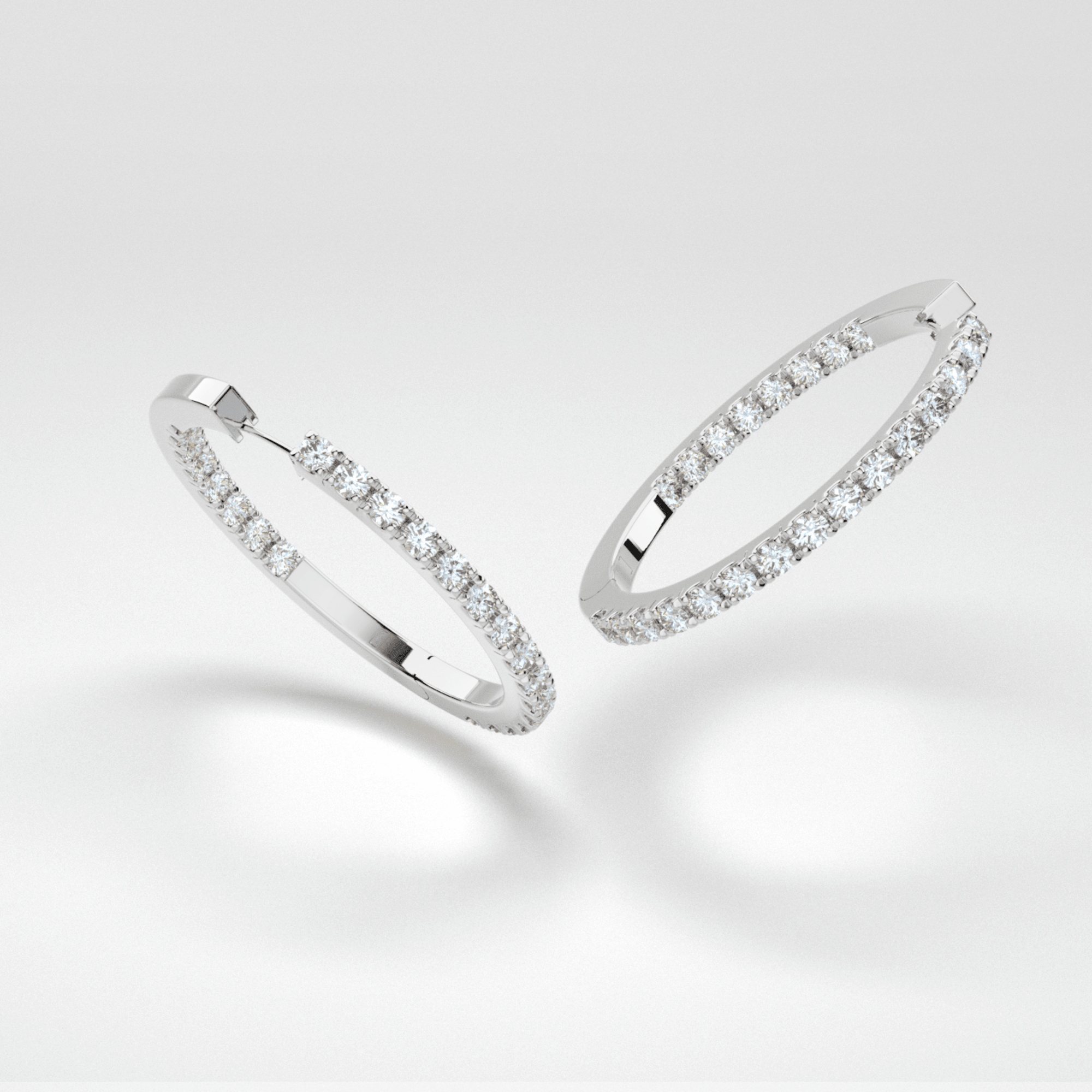 The Line Hoop Earrings