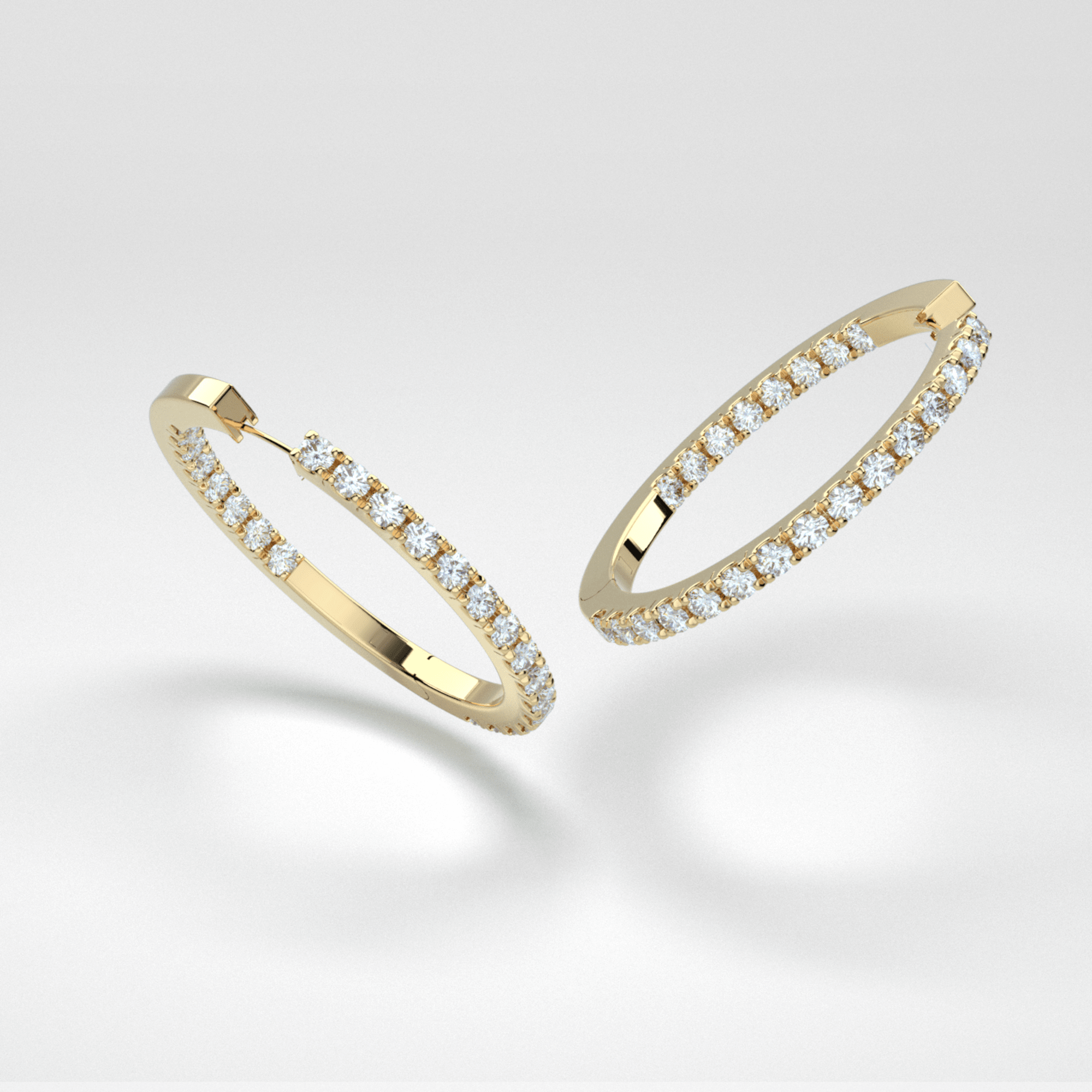 The Line Hoop Earrings