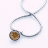 Natural Rough Cognac Diamond Pendant