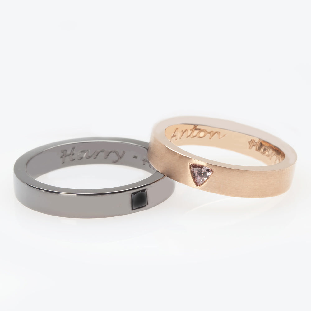 His & His Wedding Bands