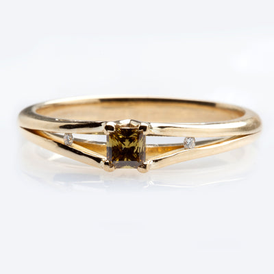 Olive Diamond Ring