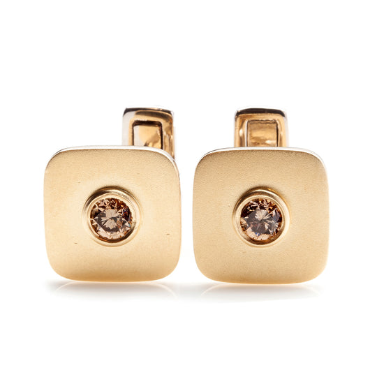 Champagne Diamonds Cufflinks