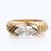 Marquise White Diamond Ring