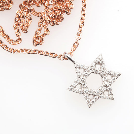 White Diamond Star of David