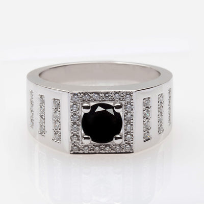 Black Diamond Men's Ring