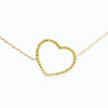 Yellow Diamonds Heart Bracelet