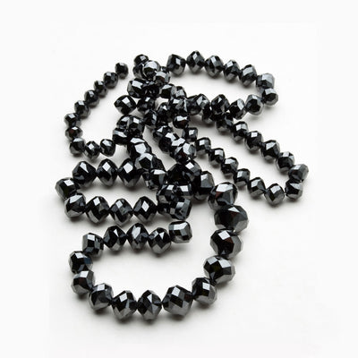 Natural Black Diamonds Necklace
