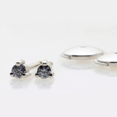 Deep Blue Diamonds Earrings