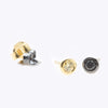 Black and Yellow Diamond Earrings