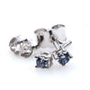 Vivid Blue Diamond Earrings