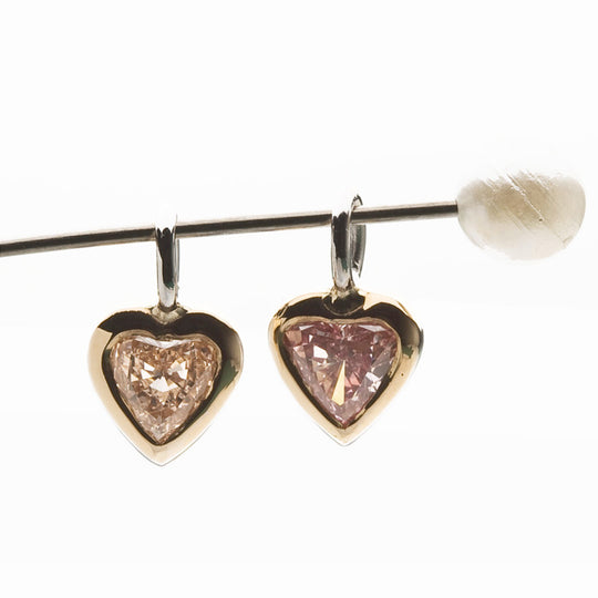 Heart Shaped Diamond Pendant