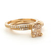 Stunning Old Rose Color Diamond Ring
