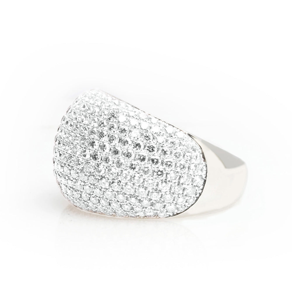 White Diamonds Pavé-Set Ring
