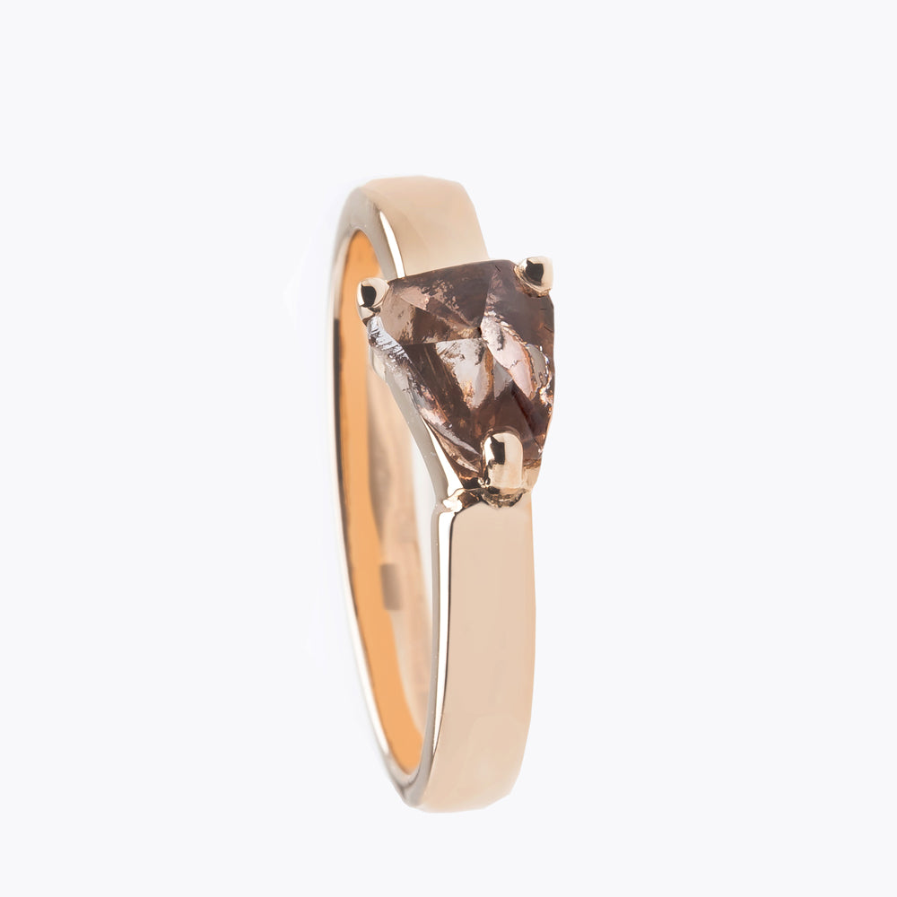 Chocolate Rough Diamond Ring
