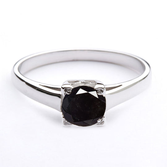 Black Diamond Brilliant Solitaire