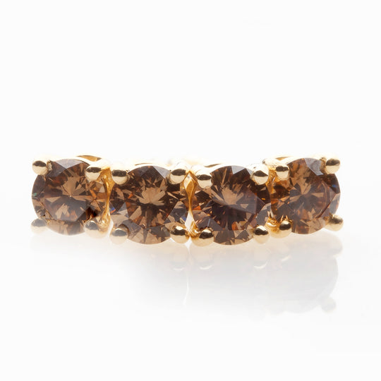 Set of Chocolate Diamond Earrings